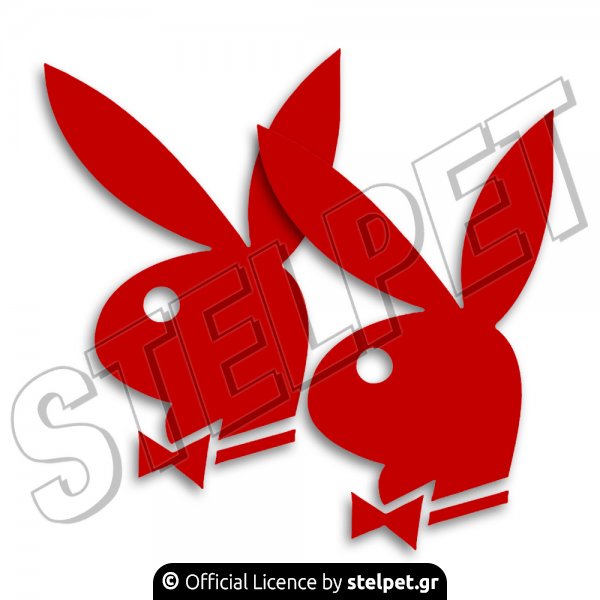 Αυτοκόλλητο Playboy κόκκινο ζευγάρι Stickers Par
